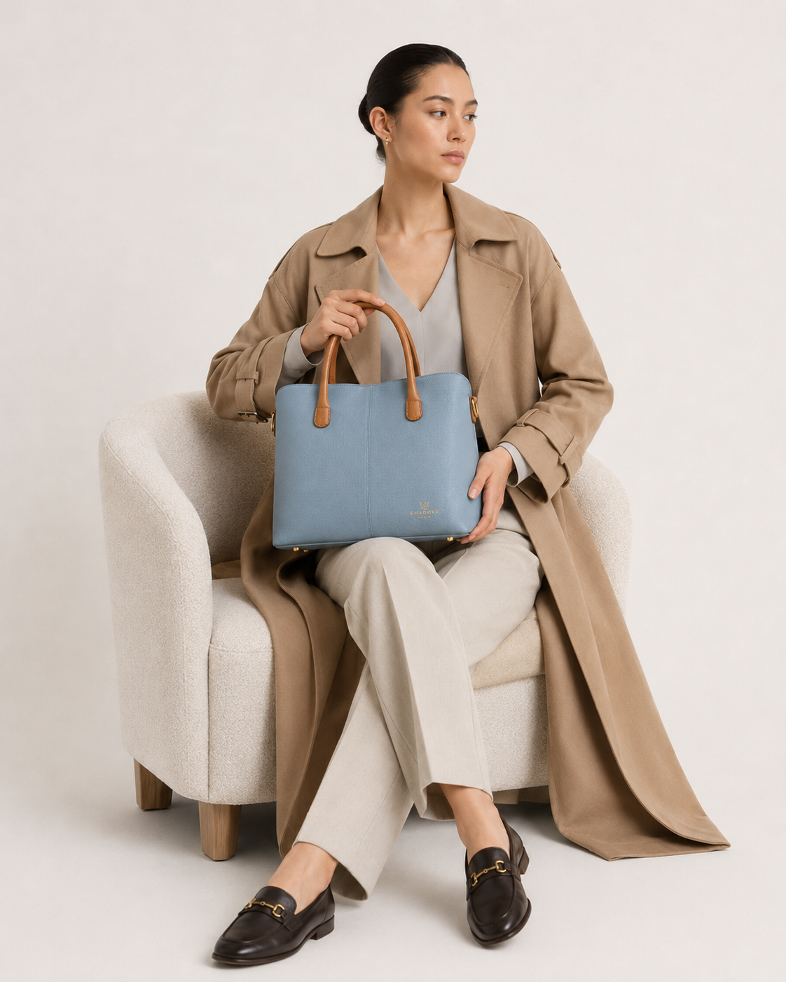 Pearl Blue Tote - Image 3